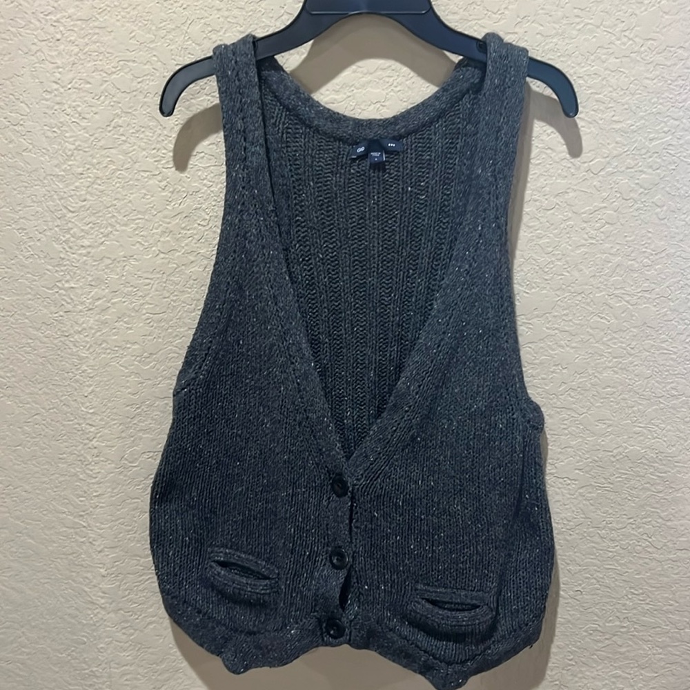 Gap Grey Knitted Vest